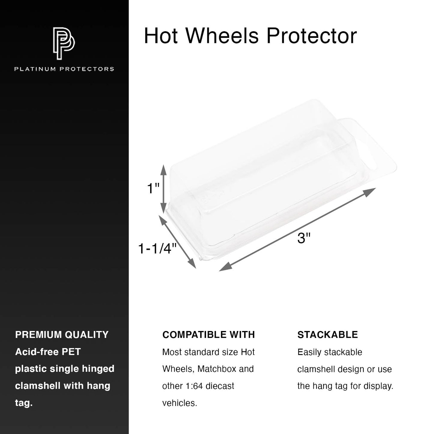 Compact Loose Hot Wheels & Matchbox Protector