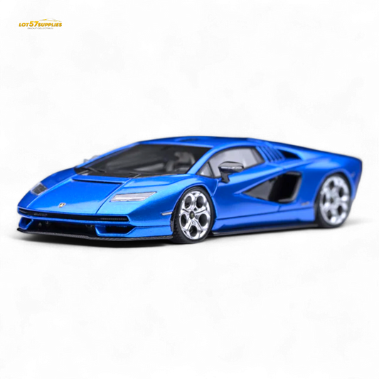Fuelme Model Countach LPI 800-4 Dark Blue 1:64