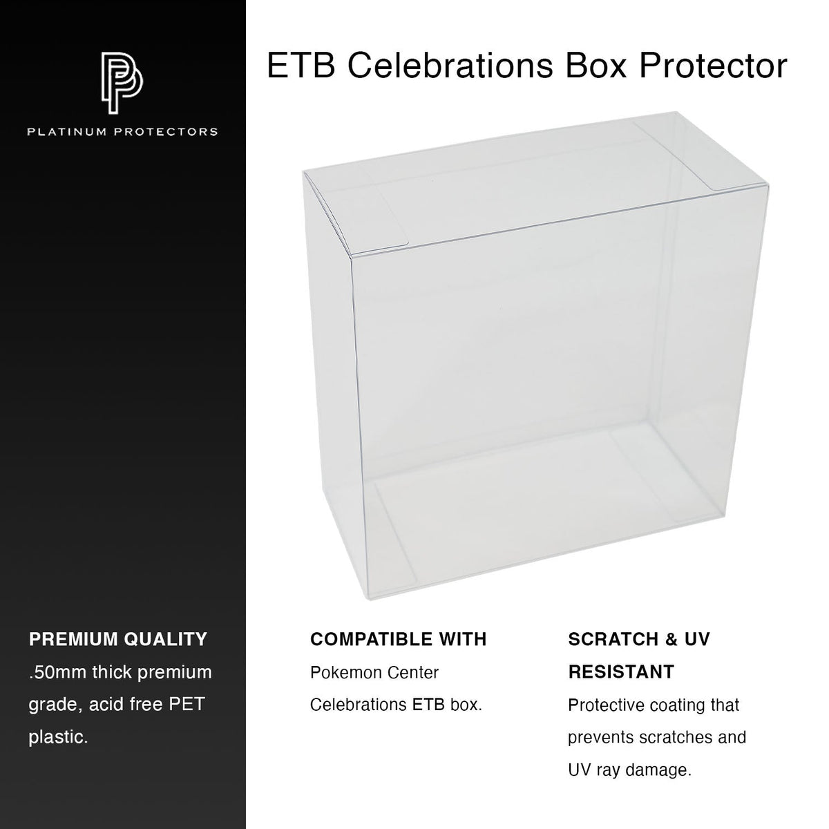 Pokémon Pokemon Center Celebrations ETB Elite Trainer Box Protector