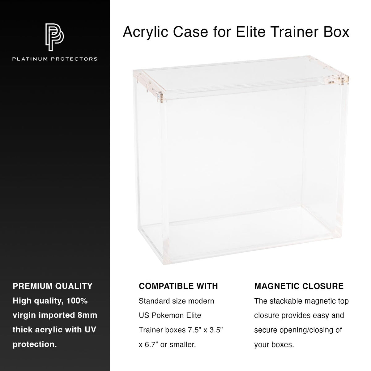 Pokémon Elite Trainer Box Acrylic Case