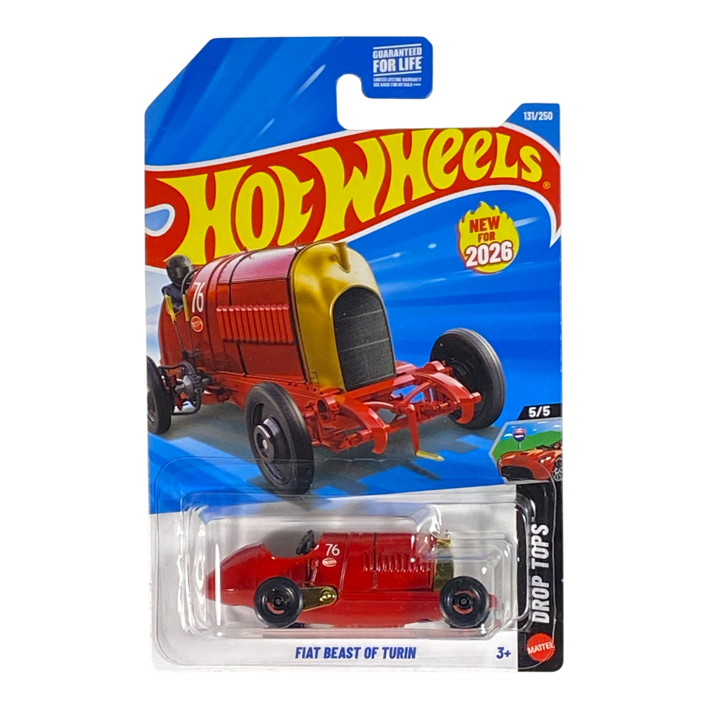 Hot Wheels Fiat Beast of Turin | Drop Tops Series 5/5