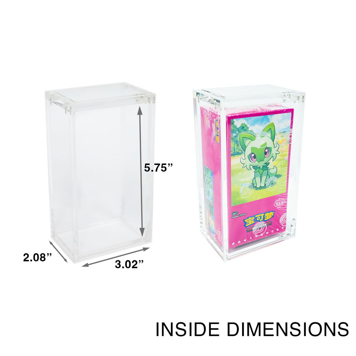 Pokémon Chinese Gem Pack Acrylic Case