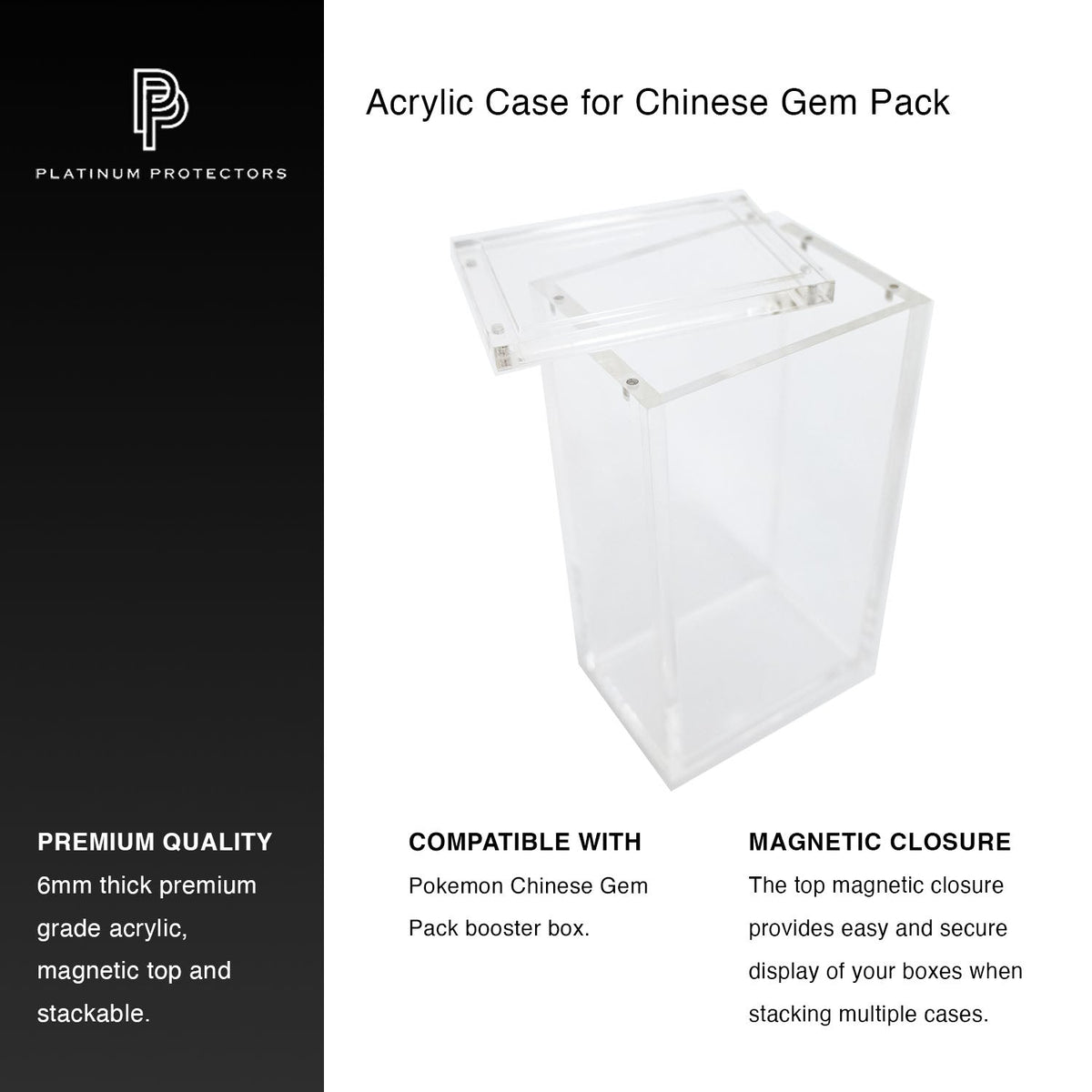 Pokémon Chinese Gem Pack Acrylic Case