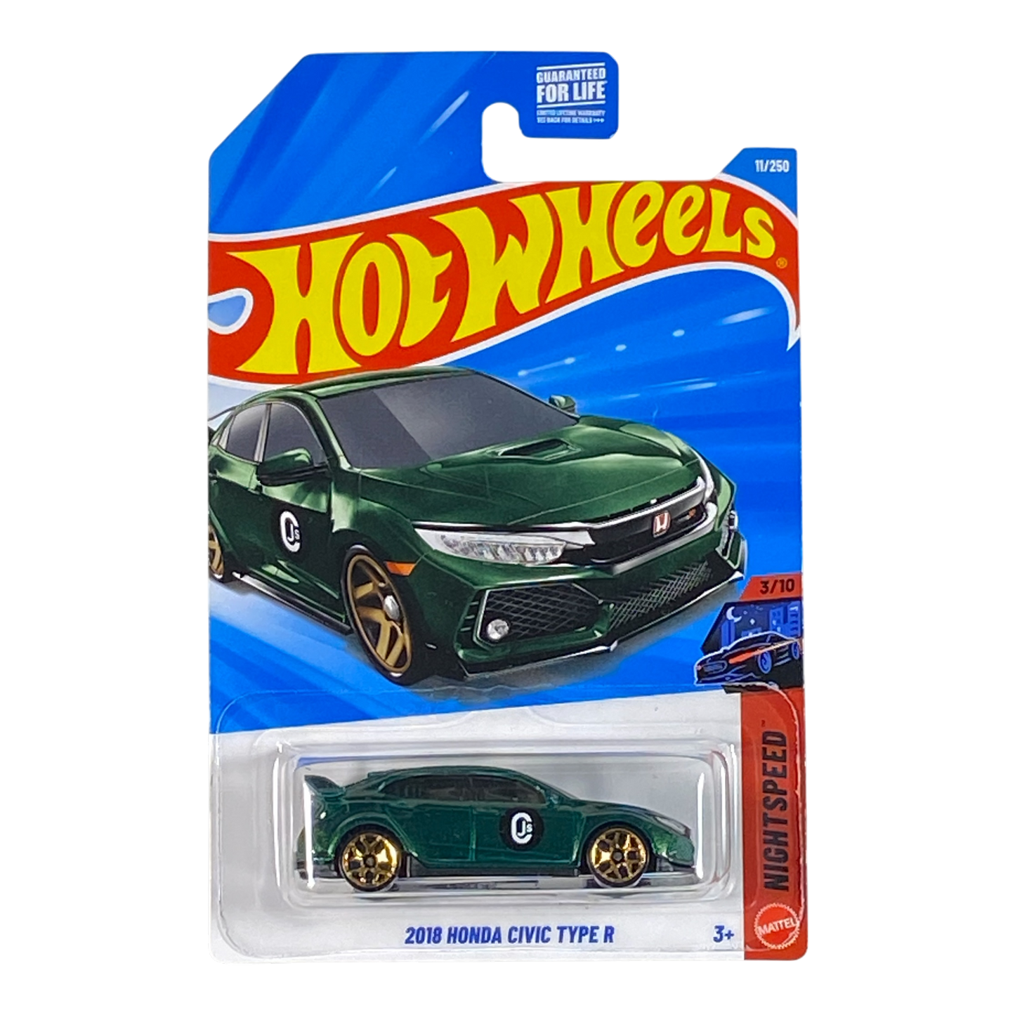 Hot Wheels 2018 Honda Civic Type R | Nightspeed Series 3/10