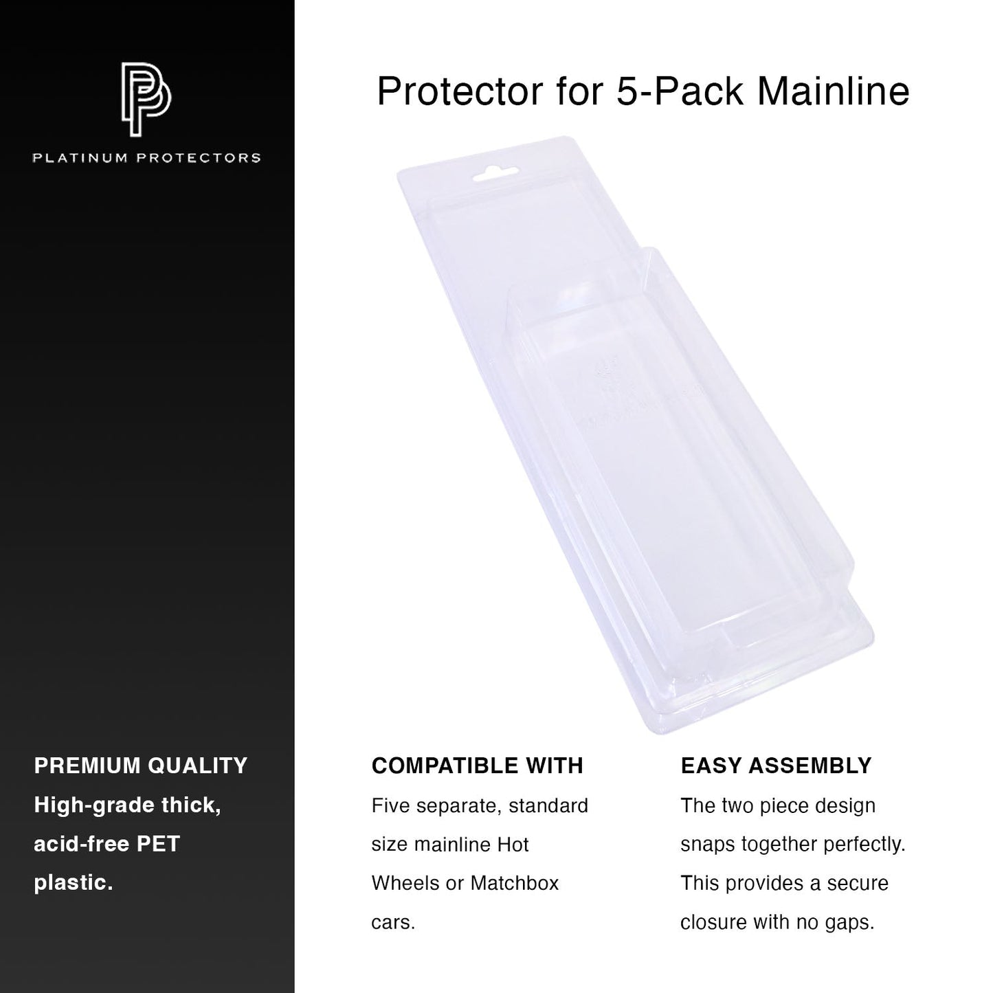5-Car Hot Wheels Mainline Protector