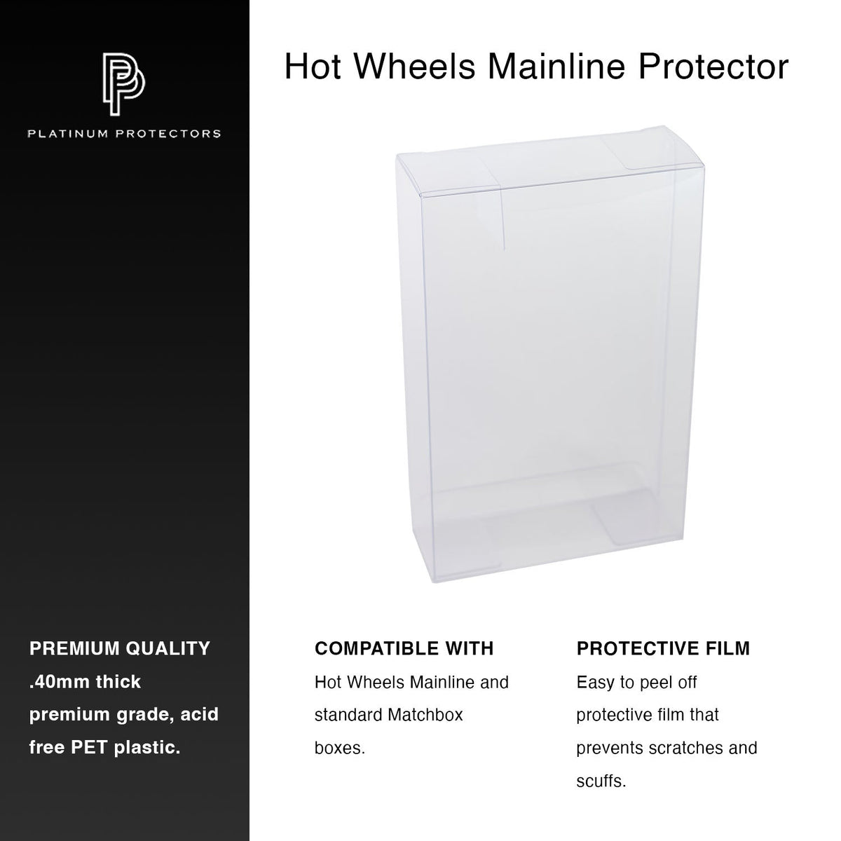 Carded Matchbox Car & Mainline Hot Wheels Box Protector