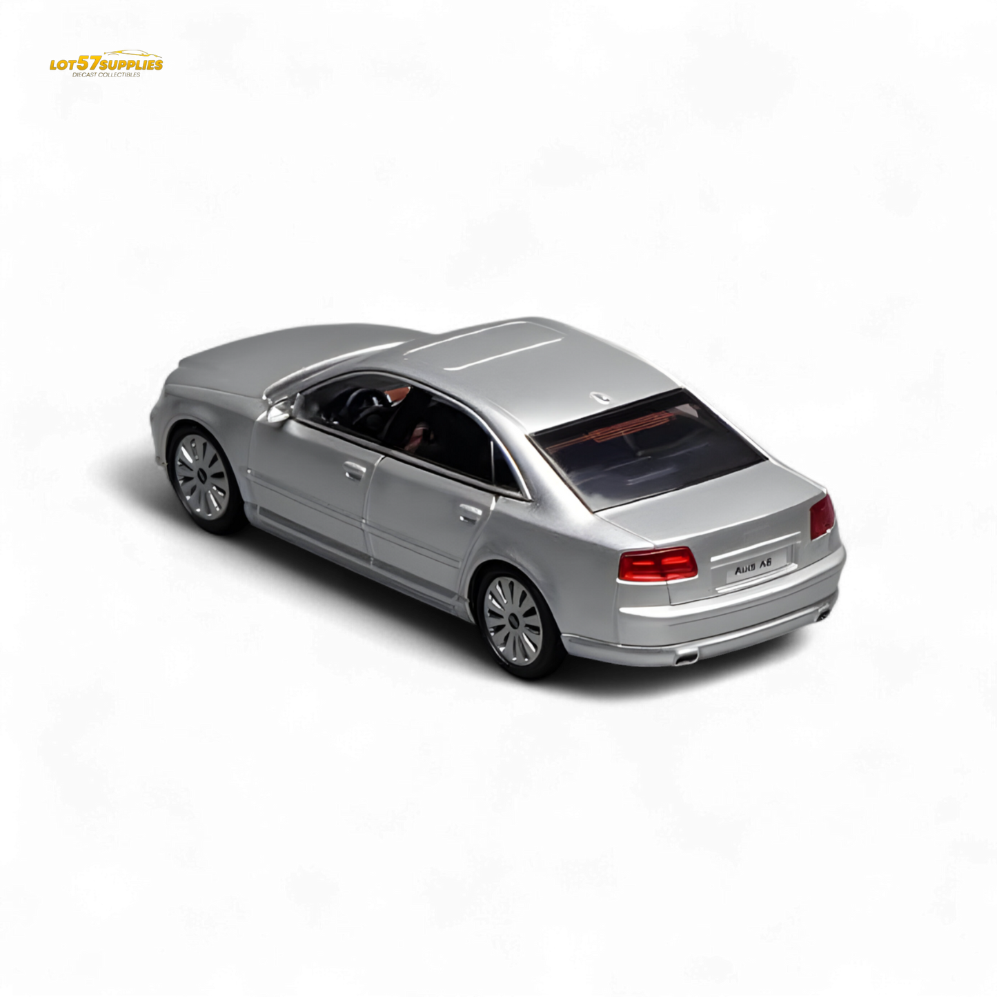 Motorhelix Audi A8 D3 Facelift Silver 1:64