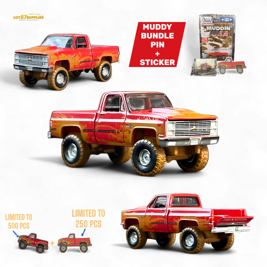 Auto World 1983 Chevrolet Silverado K10 Lifted 1:64