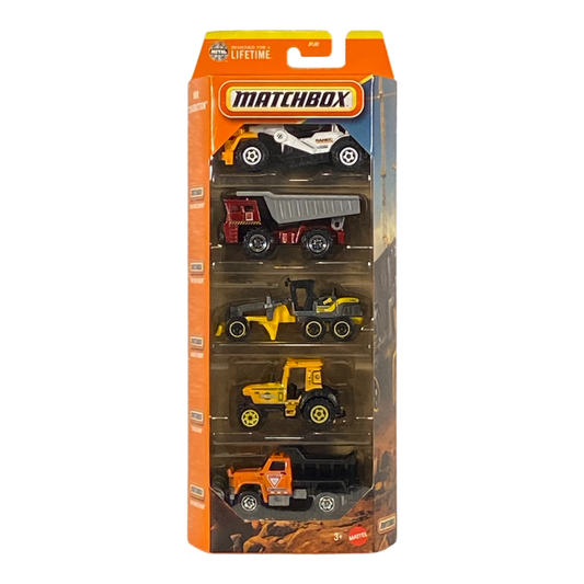 Matchbox MBX Construction | 5 Pack Edition