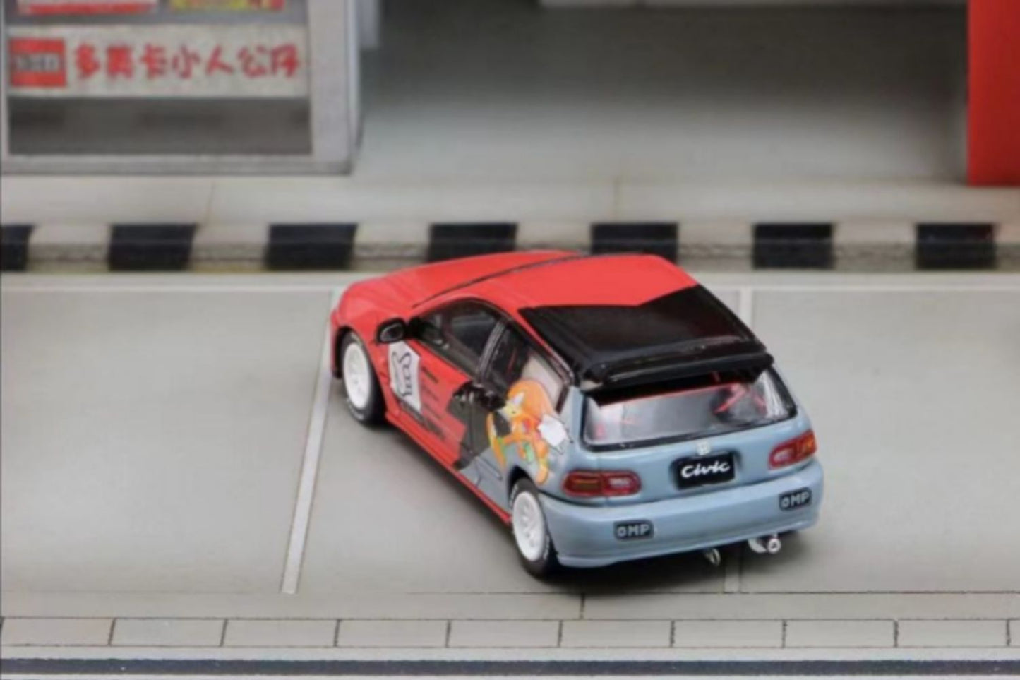 Street Weapon Honda Civic EG6 Sonic livery 1:64