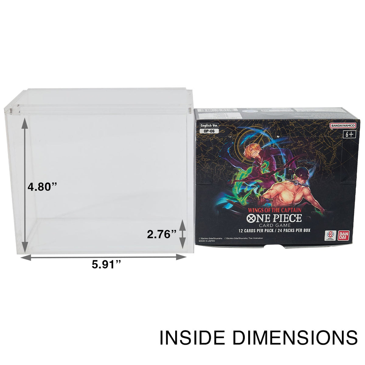 Acrylic One Piece Booster Box Case (OP-01 to OP-16 & 01-02 Reprint)