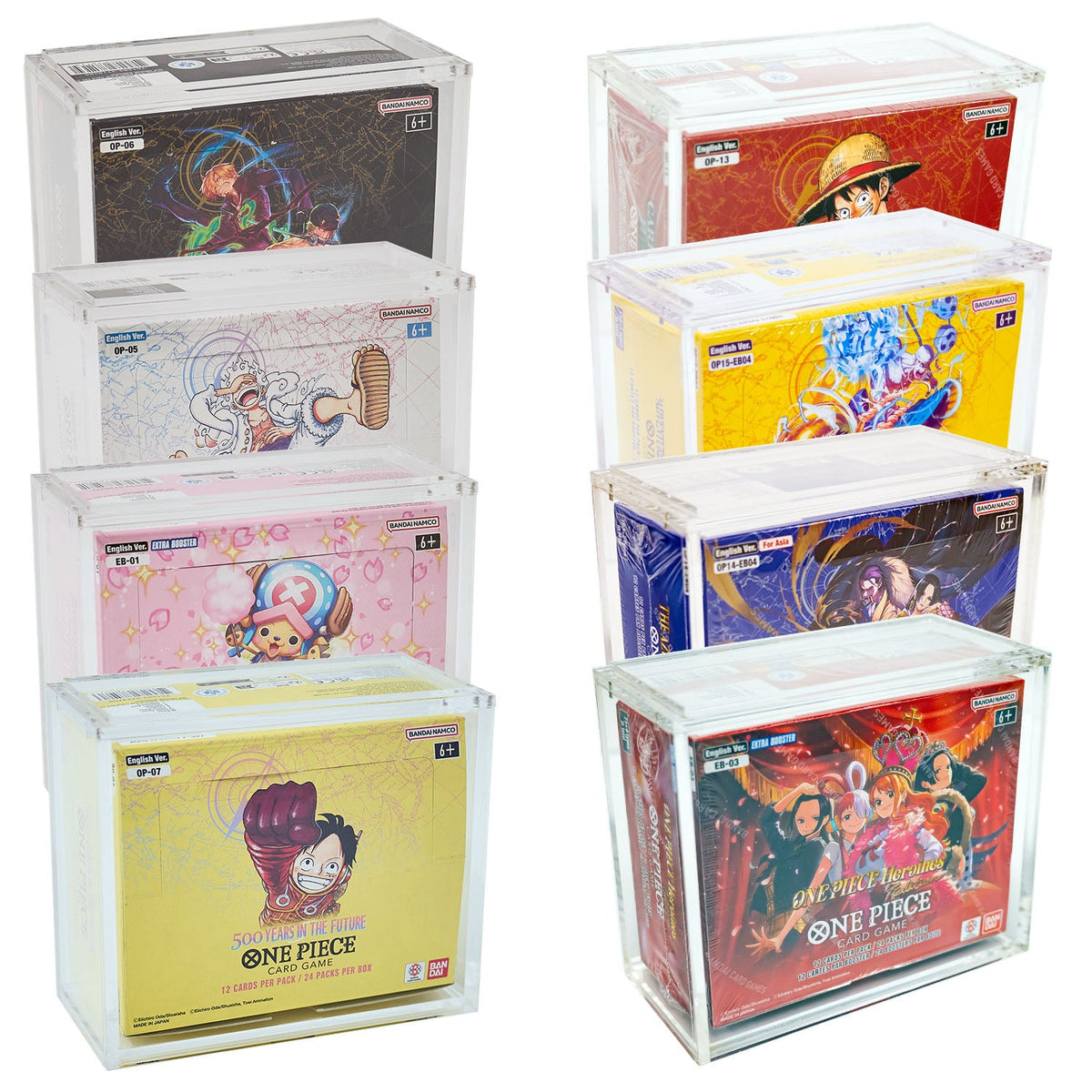 Acrylic One Piece Booster Box Case (OP-01 to OP-16 & 01-02 Reprint)