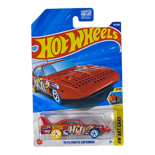 Hot Wheels '70 Plymouth Superbird | Art Cars Series 7/10