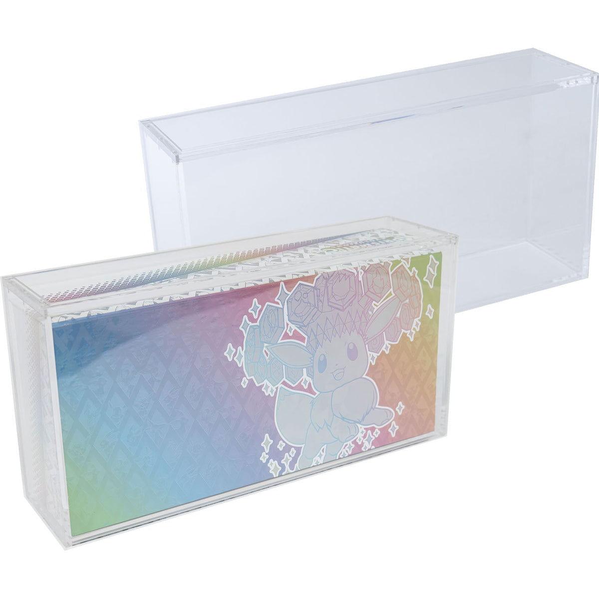 Pokémon Prismatic Evolutions SPC Super Premium Collection Acrylic Case
