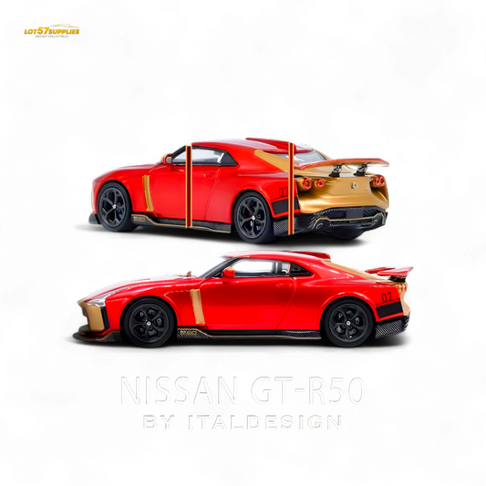 INNO64 Nissan R50 GT-R Red 1:64