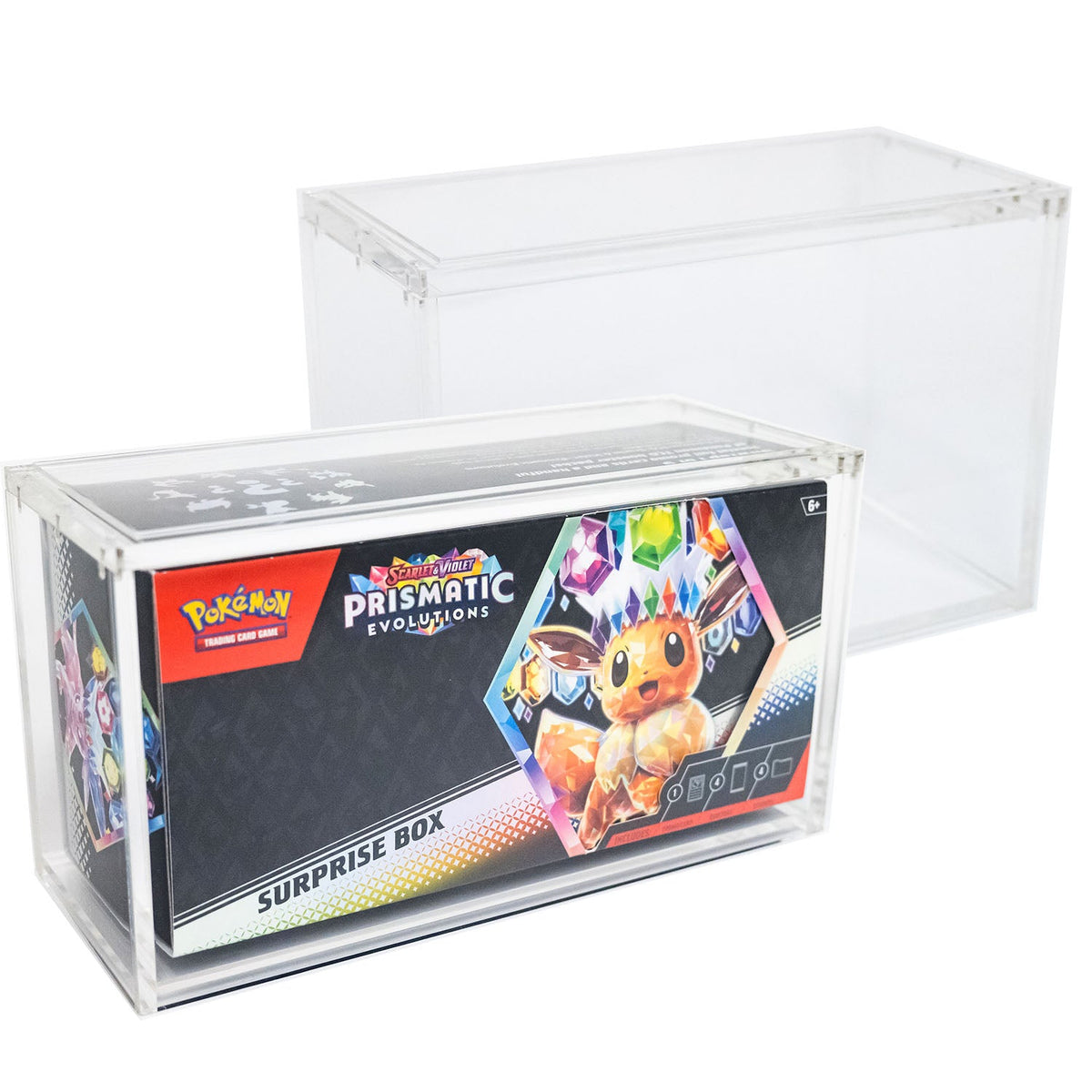 Pokémon sv8.5 Prismatic EVO Surprise Box Acrylic Case