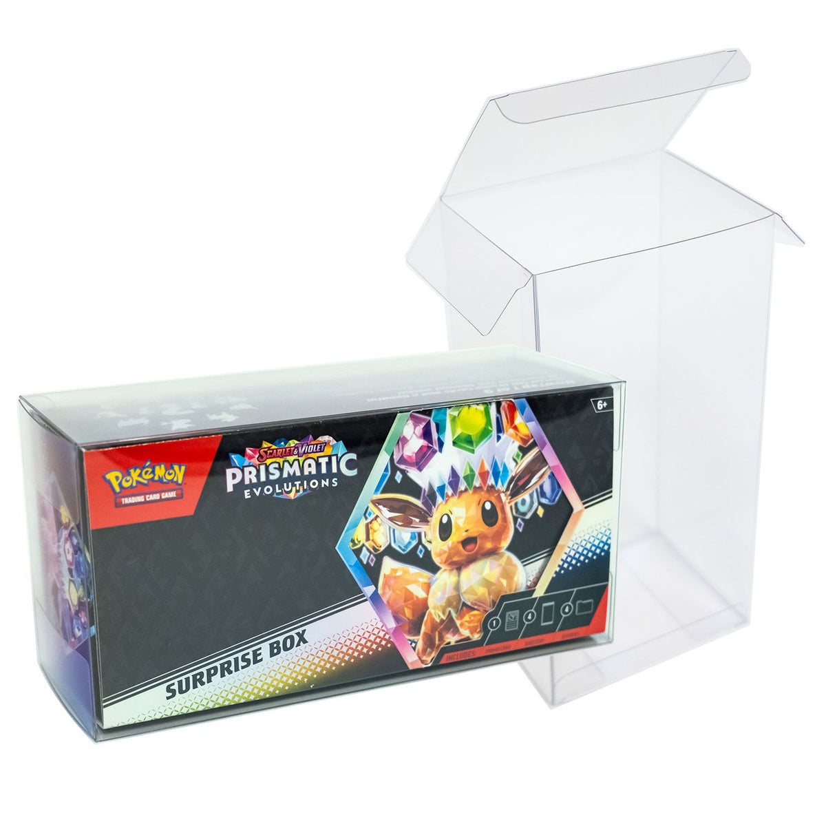 Pokémon TCG Scarlet & Violet Prismatic Evolutions Surprise Box Protector