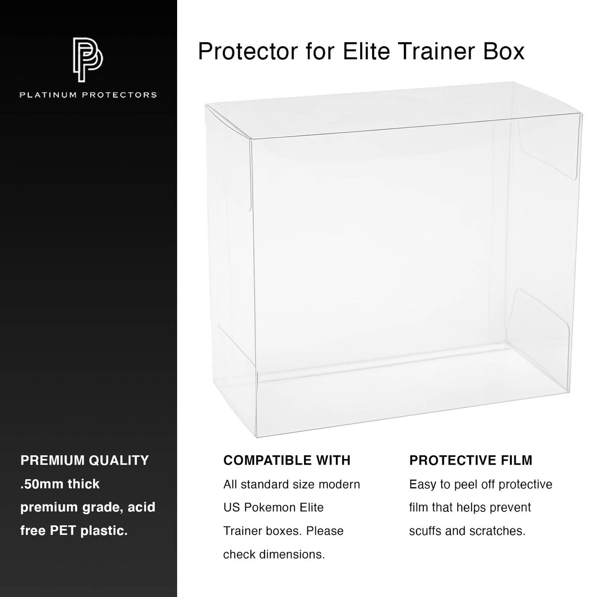Protectors for Pokémon ETB Elite Trainer Boxes