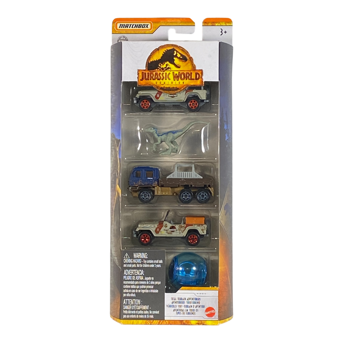 Matchbox Jurassic World Dominion | 5 Pack Edition