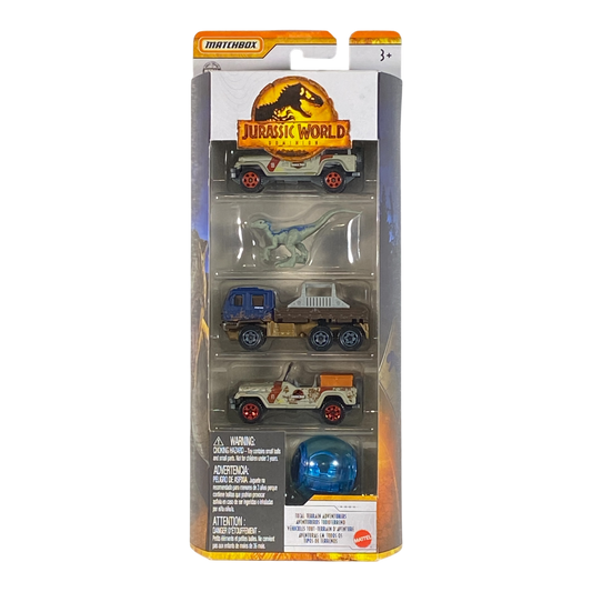 Matchbox Jurassic World Dominion | 5 Pack Edition