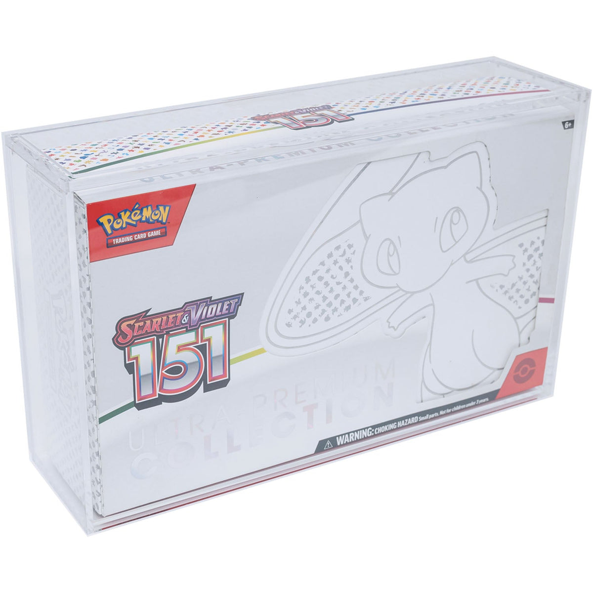 Pokémon 151, Mega Charizard X ex and Terapagos UPC Acrylic Case