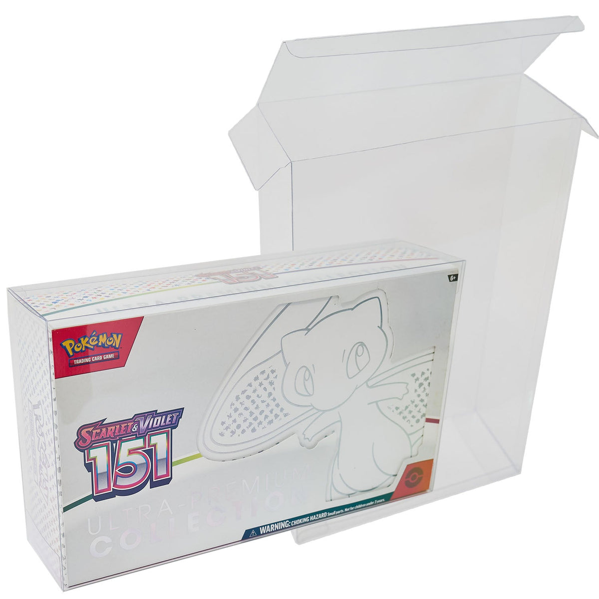 Pokémon 151, Mega Charizard X ex and Terapagos UPC Protector