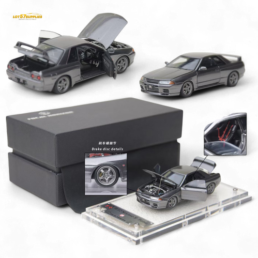 Focal Horizon Nissan Skyline GT-R R32 Nismo S-Tune Gun Grey 1:64