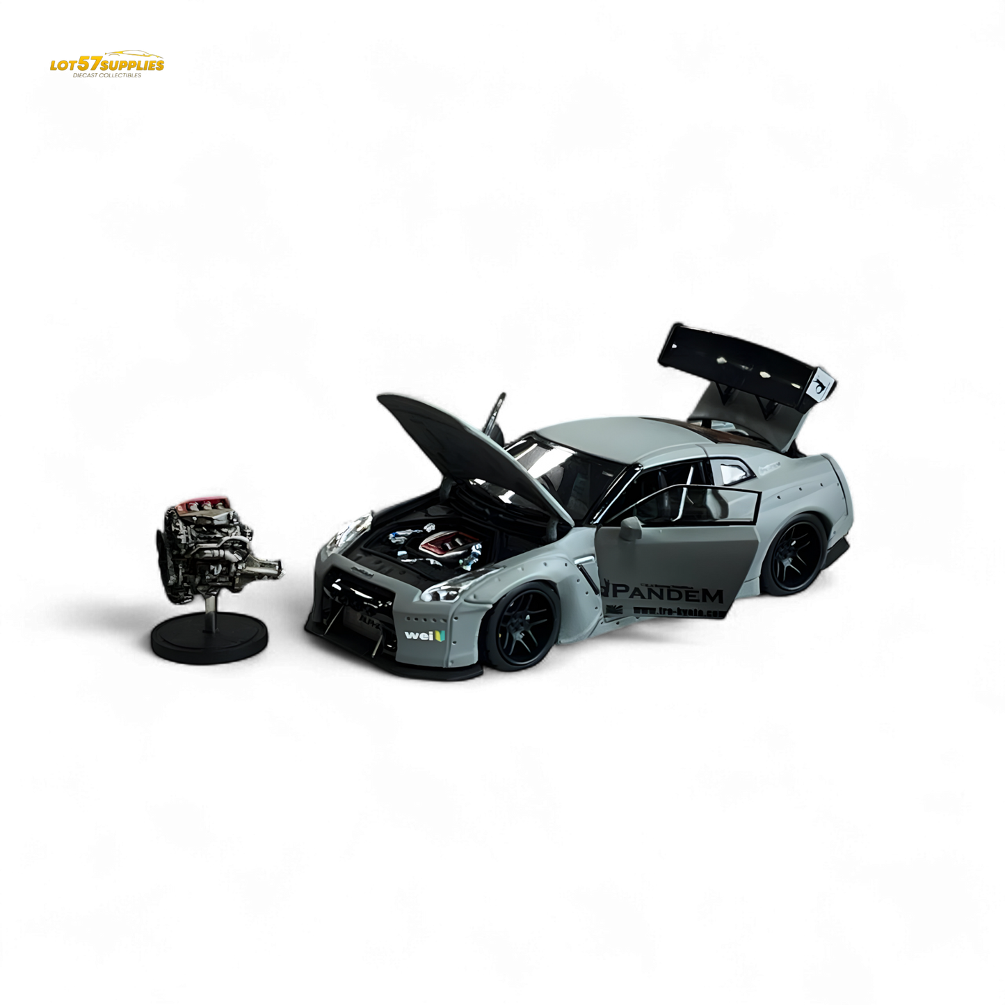PGM Rocket Bunny R35 Combat Grey Luxury Version 1:64