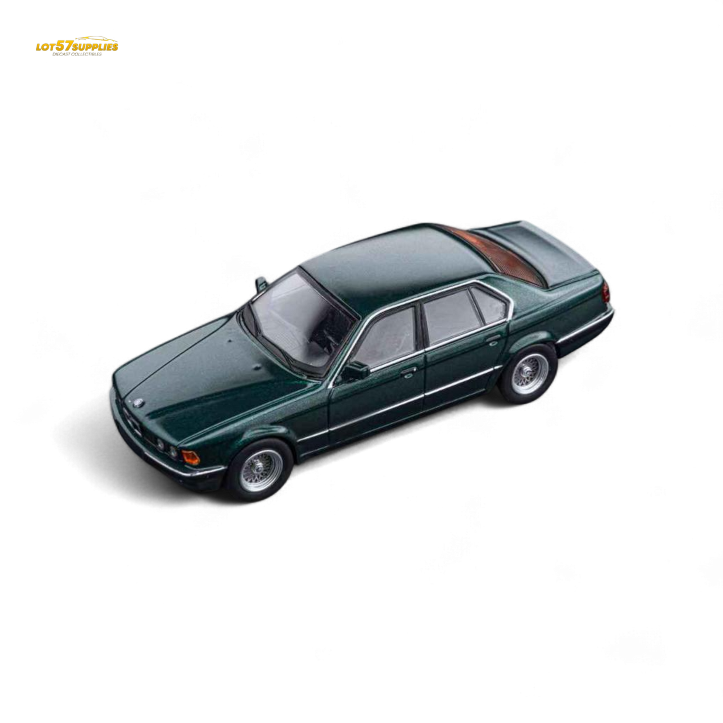 DCM BMW E32 7-Series Sedan Oxford Metallic Green 1:64