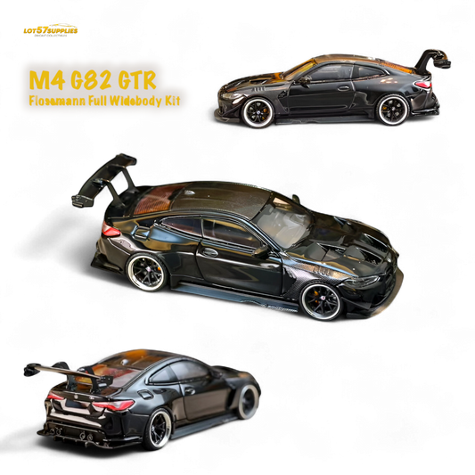 SW BMW M4 G82 Widebody Kit Bright Black 1:64