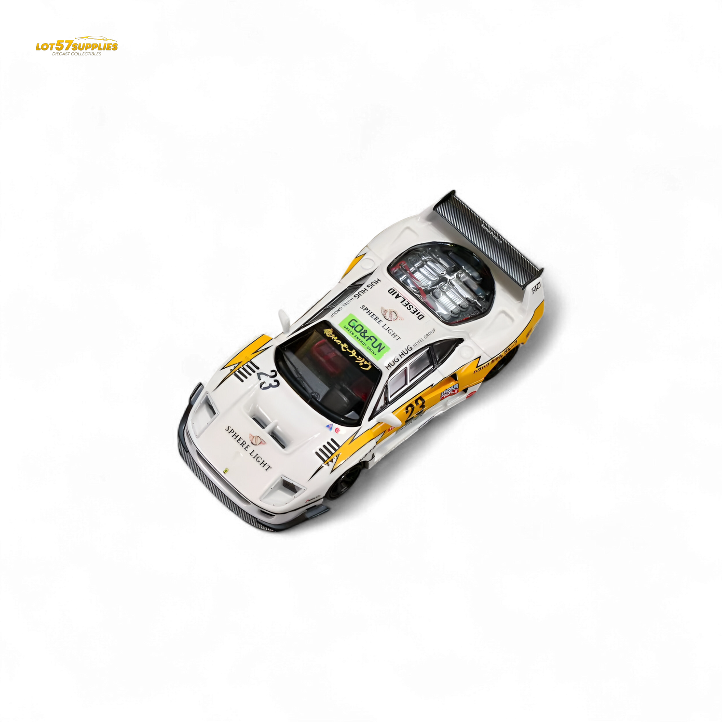Ghost Player LBWK F40 Yellow Flash #23 1:64