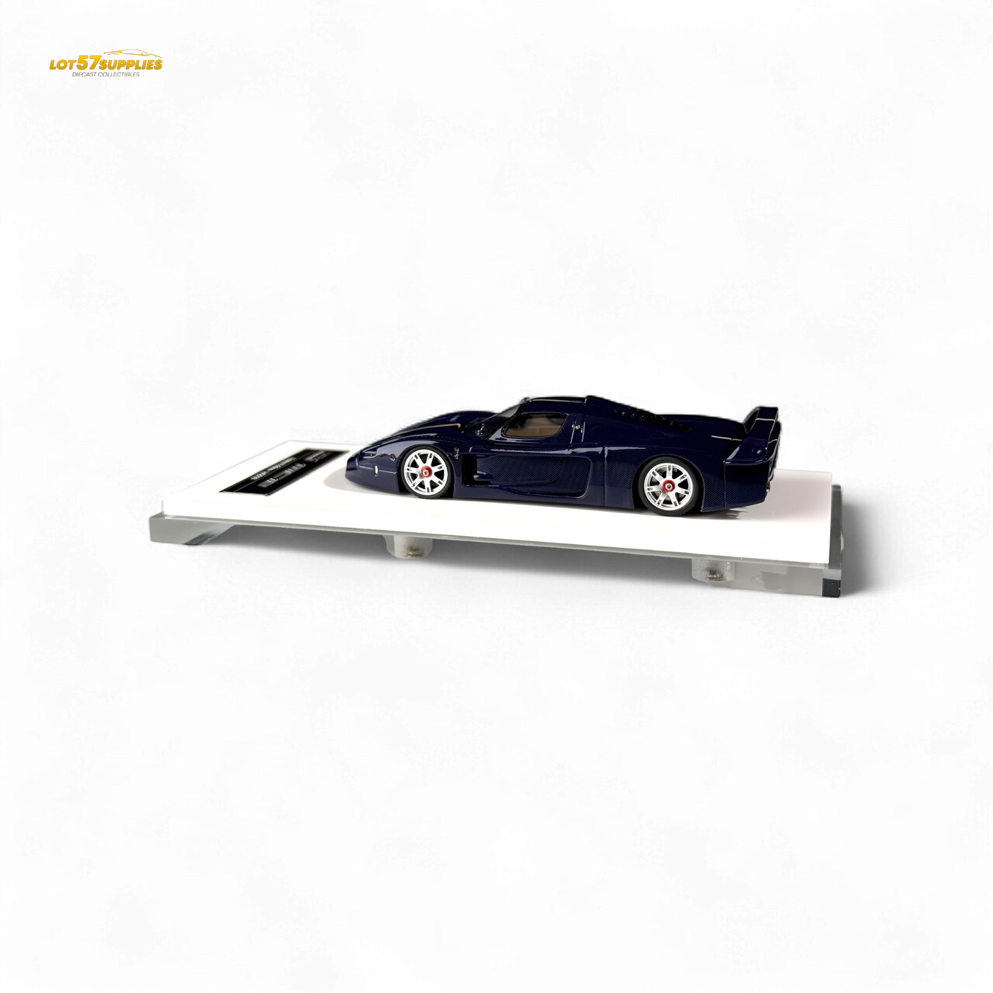 YM Model Maserati MC12 Stradale Corsa Blue Carbon 1:64