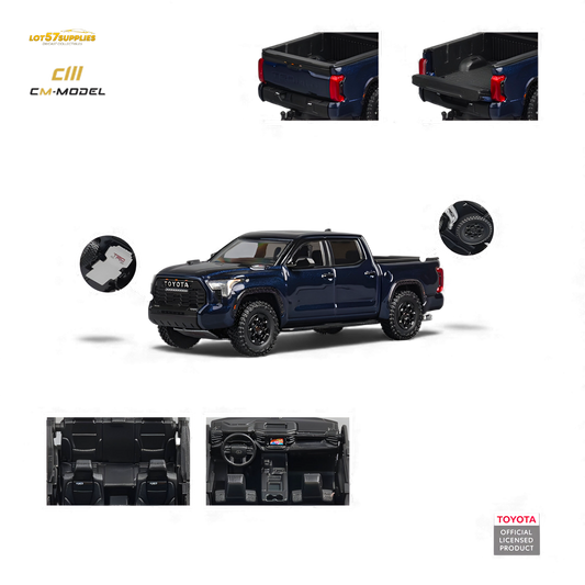CM MODEL Toyota Tundra Metallic Blue 1:64
