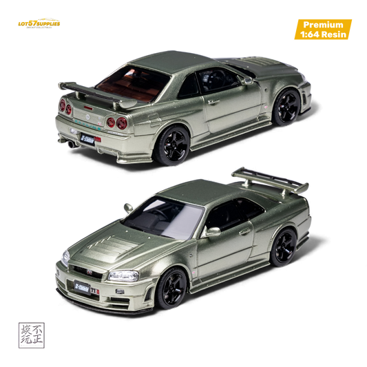 Cars' Lounge Skyline GT-R R34 NISMO Z-TUNE Millenium Jade 1:64
