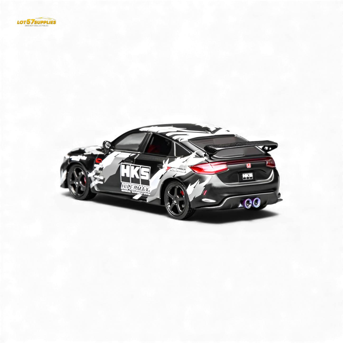 Motorhelix Civic Type R FL5 Black HKS 1:64