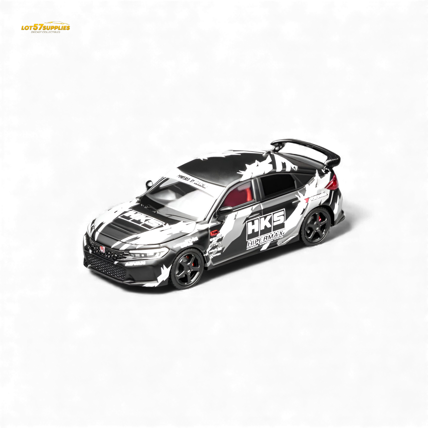Motorhelix Civic Type R FL5 Black HKS 1:64