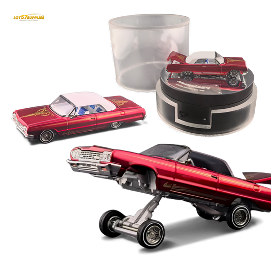 Fine Works64 Chevrolet Impala - Transparent Red Luxury - 1:64