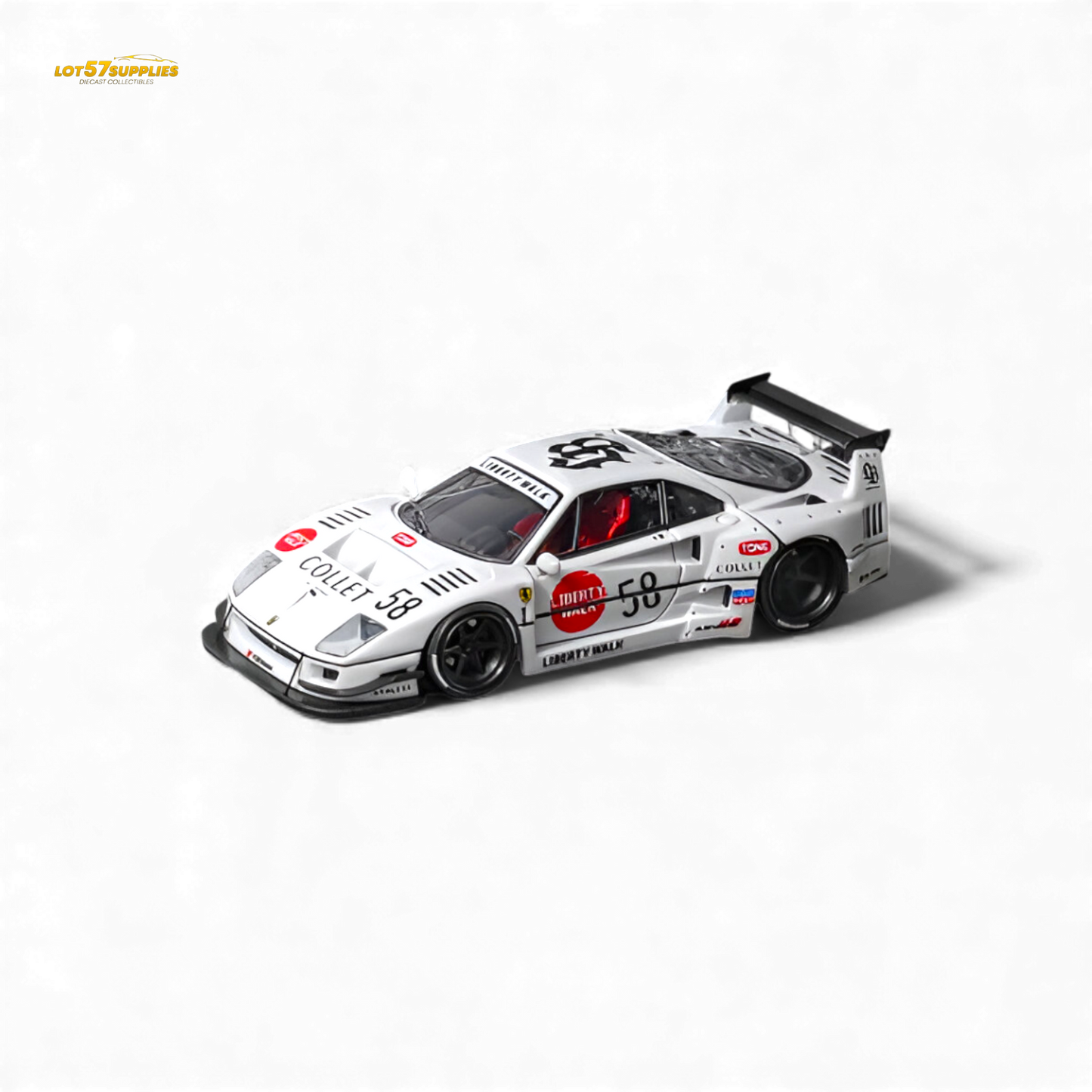 (Pre-Order) Star Models Ferrari F40 LB-Works White 1:64