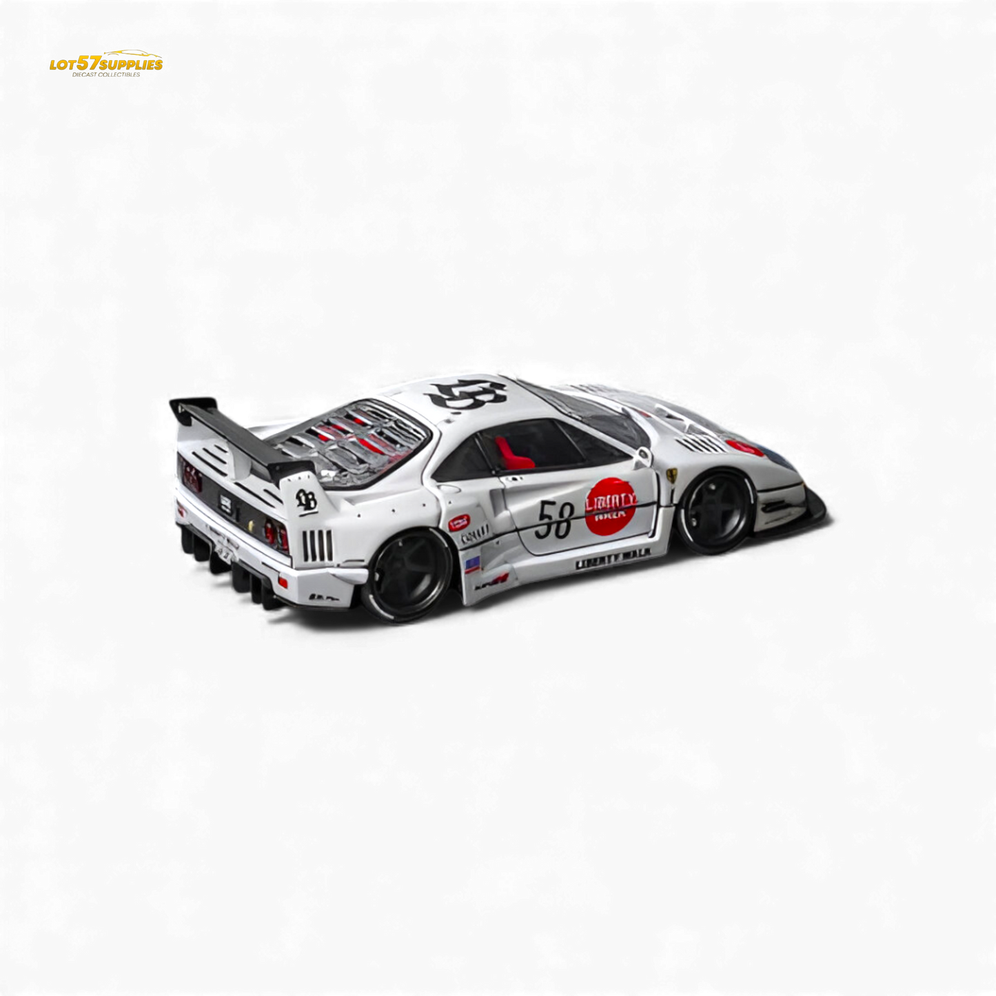 (Pre-Order) Star Models Ferrari F40 LB-Works White 1:64