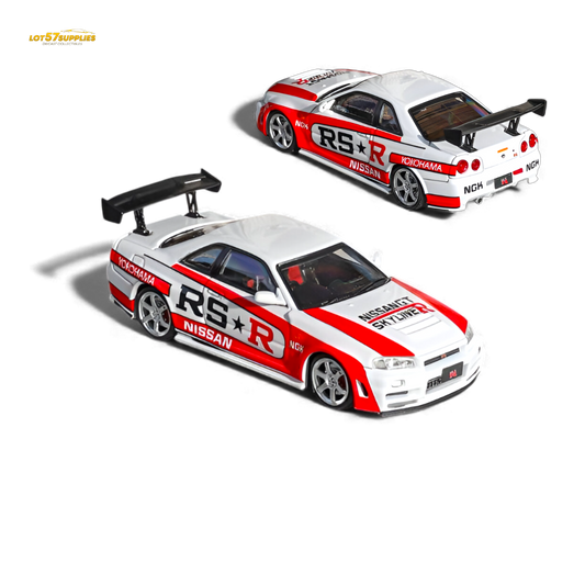 Fuji Skyline R34 GT-R Nismo Z-Tune White 1:64