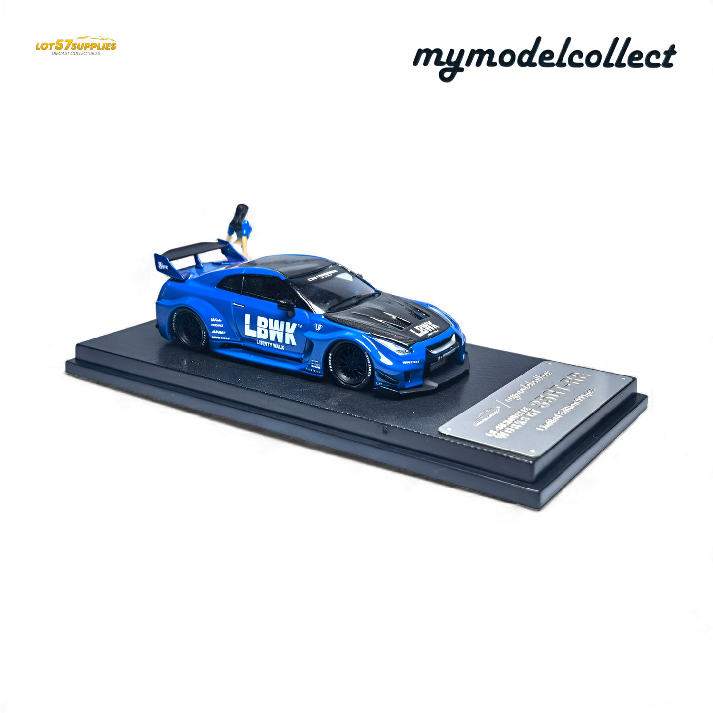 (Pre-Order) MC Nissan R35 GT-R LB Works Blue 1:64