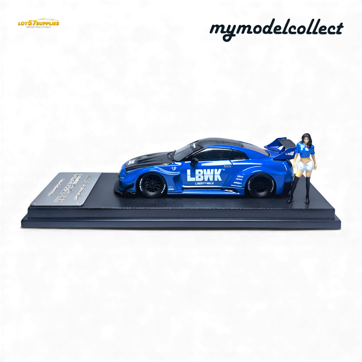 (Pre-Order) MC Nissan R35 GT-R LB Works Blue 1:64
