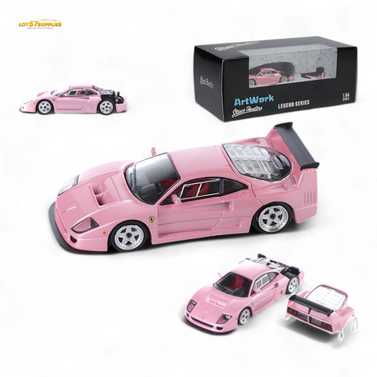 Stance Hunters Ferrari F40 LM Pink 1:64