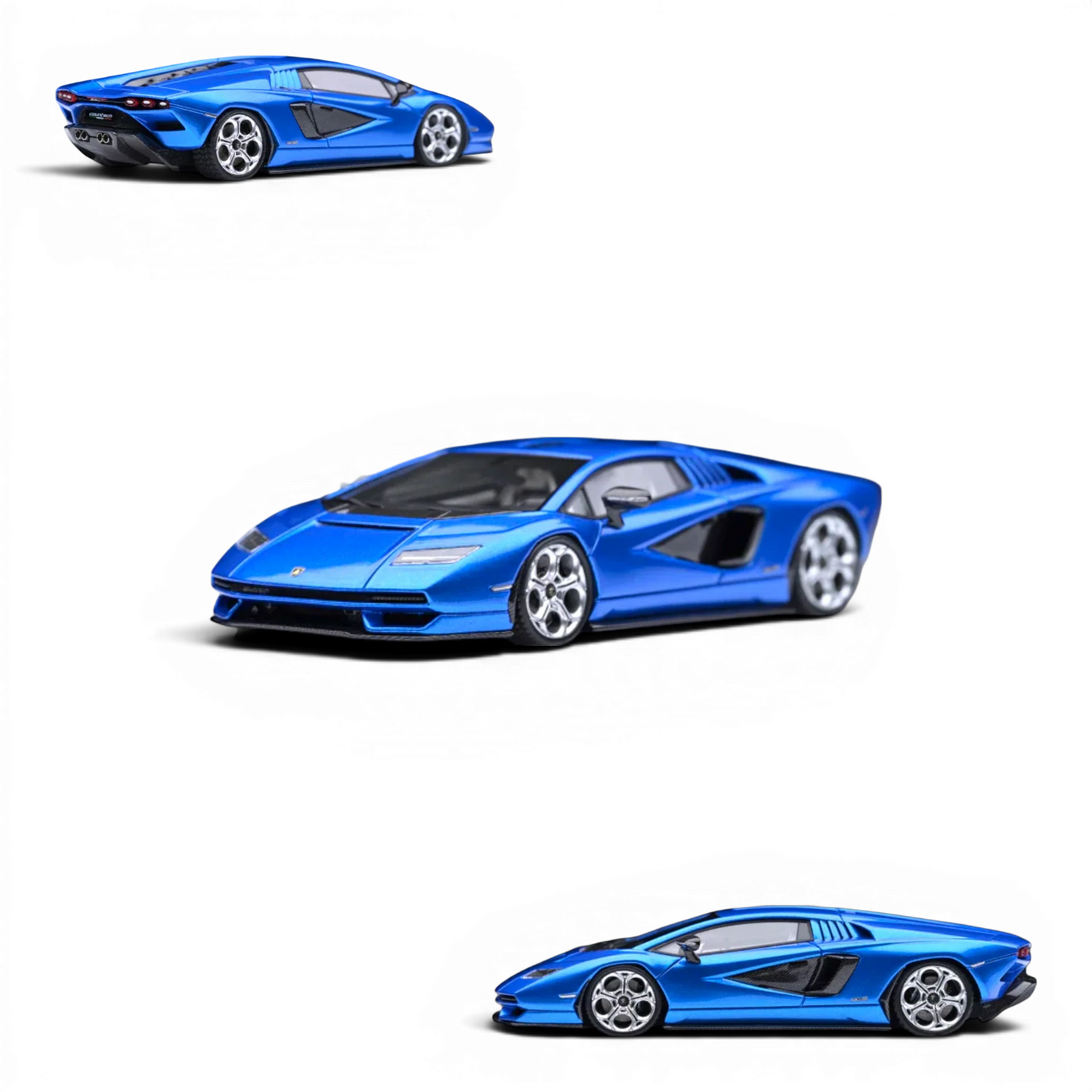 Fuelme Model Countach LPI 800-4 Dark Blue 1:64