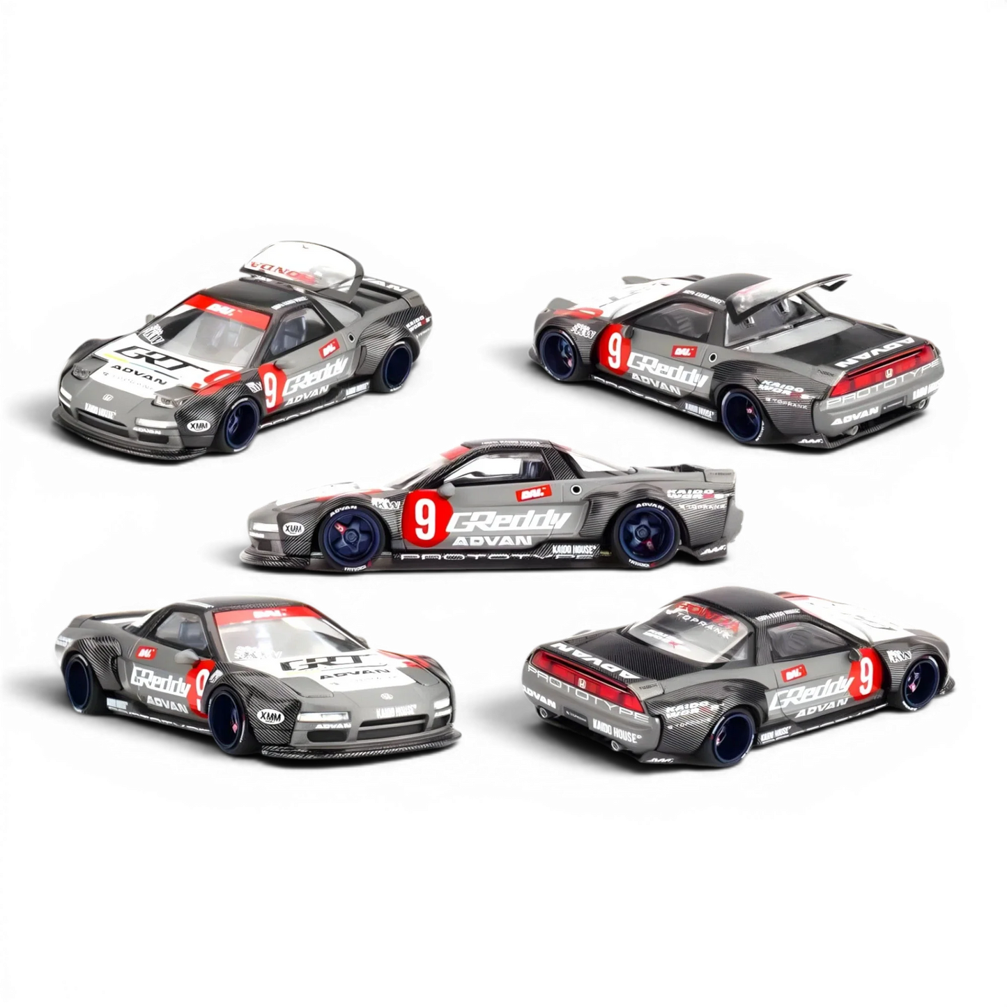 Mini-GT x KAIDO Honda NSX Kaido Test Car Spec V1 1:64