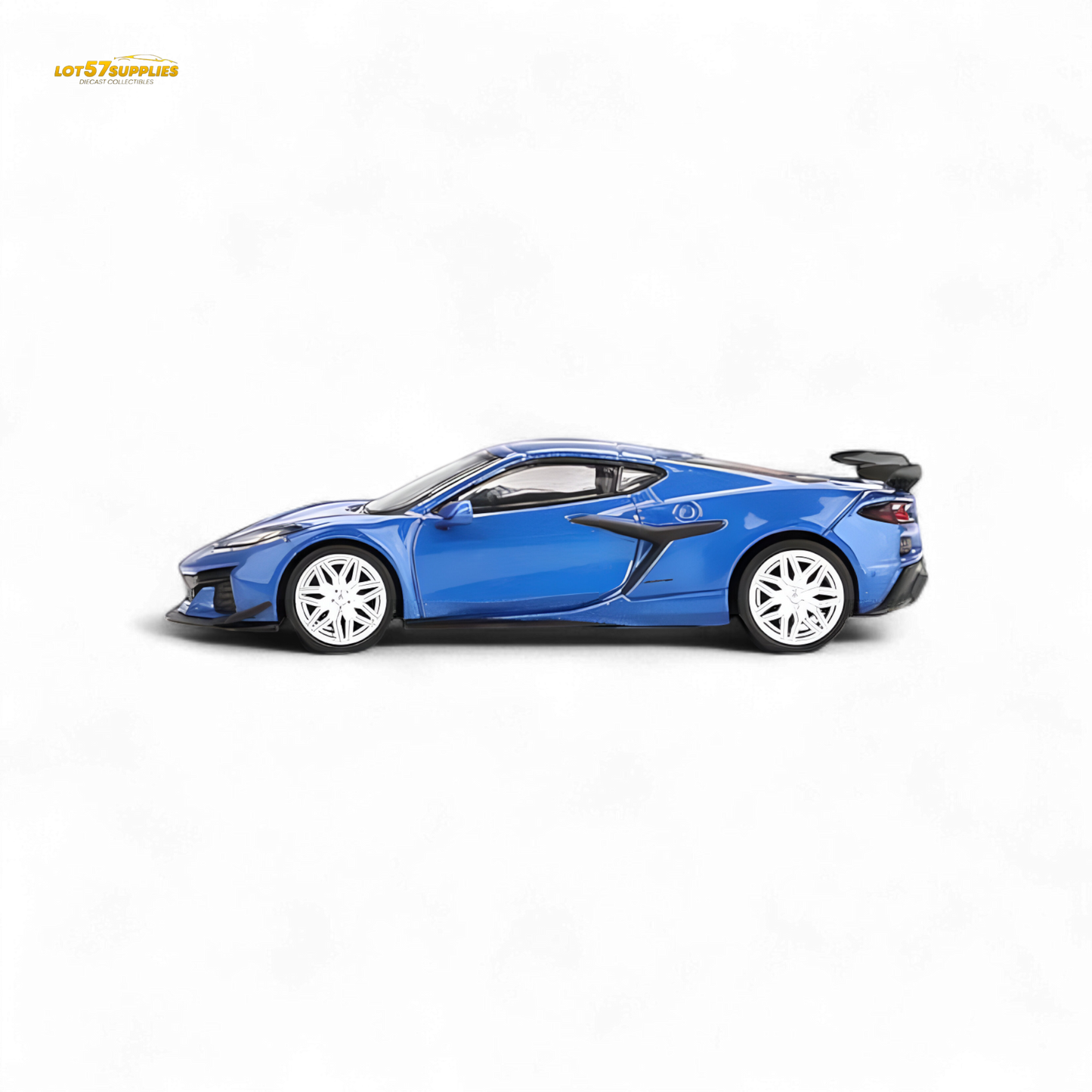 Mini-GT Chevrolet Corvette Z06 2023 Elkhart Lake Blue 1:64