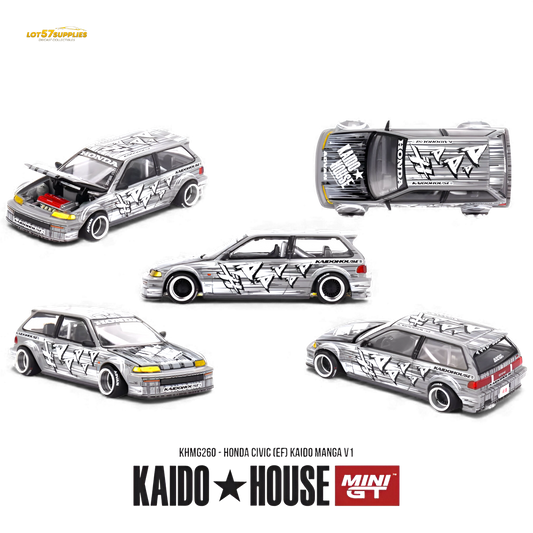 (Pre-Order) Mini GT x Kaido House Honda Civic EF Kaido Manga V1 1:64