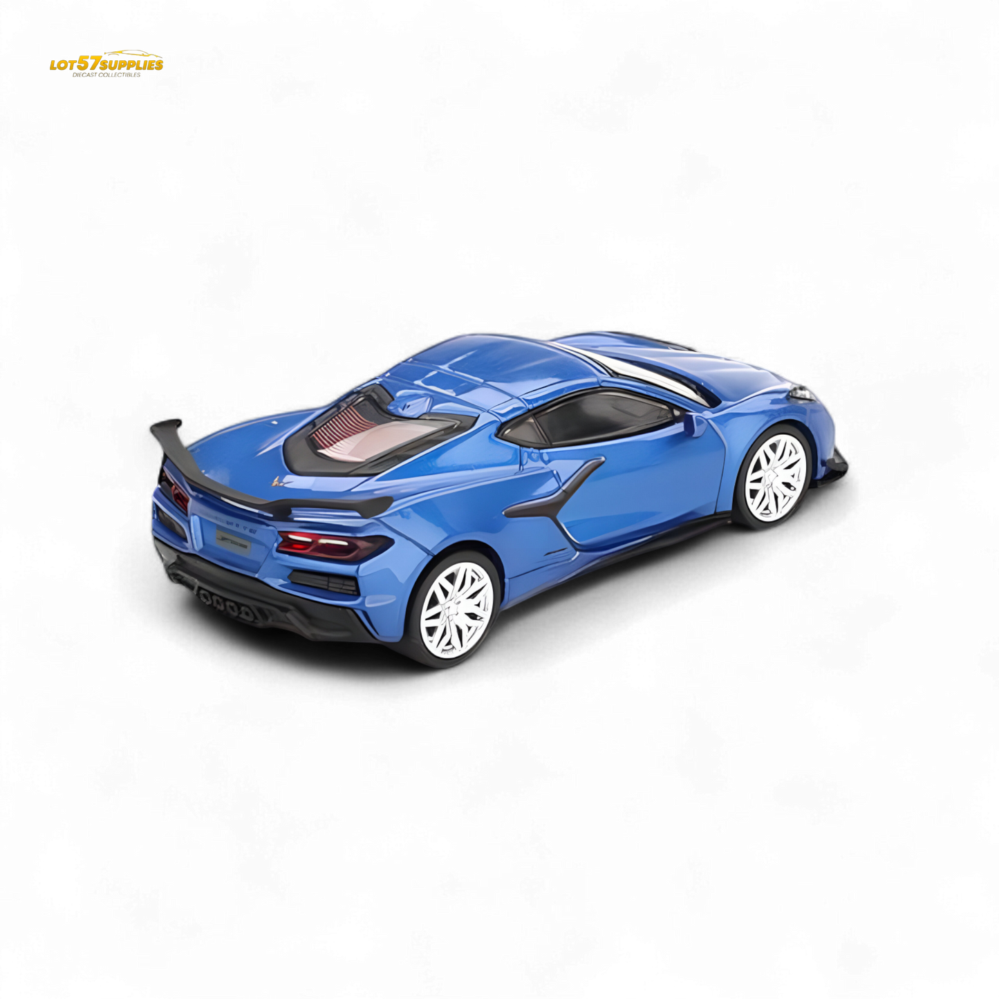 Mini-GT Chevrolet Corvette Z06 2023 Elkhart Lake Blue 1:64