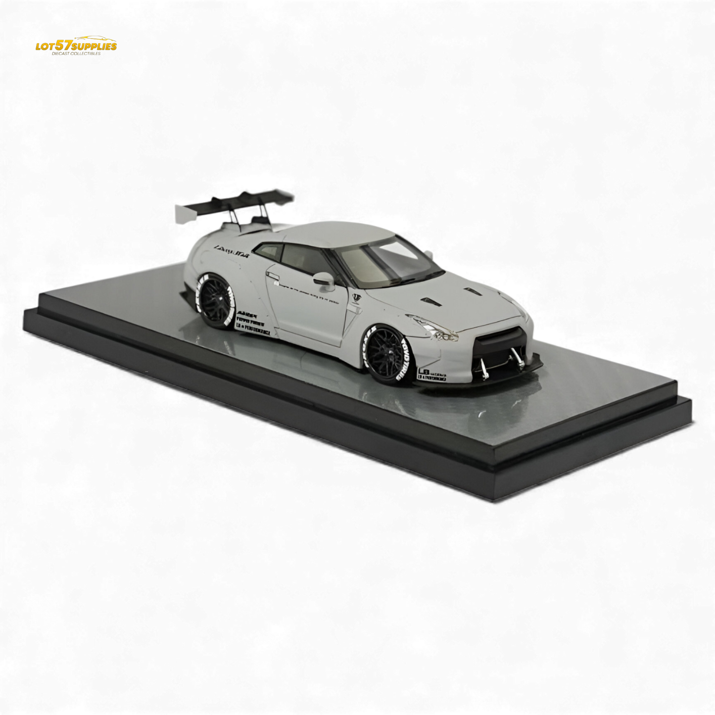 404ERROR LB-Works Nissan Skyline GT-R R35 Fighter Grey 1:64