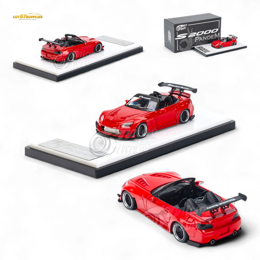 Microturbo Honda S2000 Pandem Rocket Bunny Red 1:64